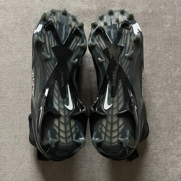 Nike Alpha Menace Elite 3 Mid Football Cleats Men Size 15 DM1792-004 Black NEW - Picture 10 of 11